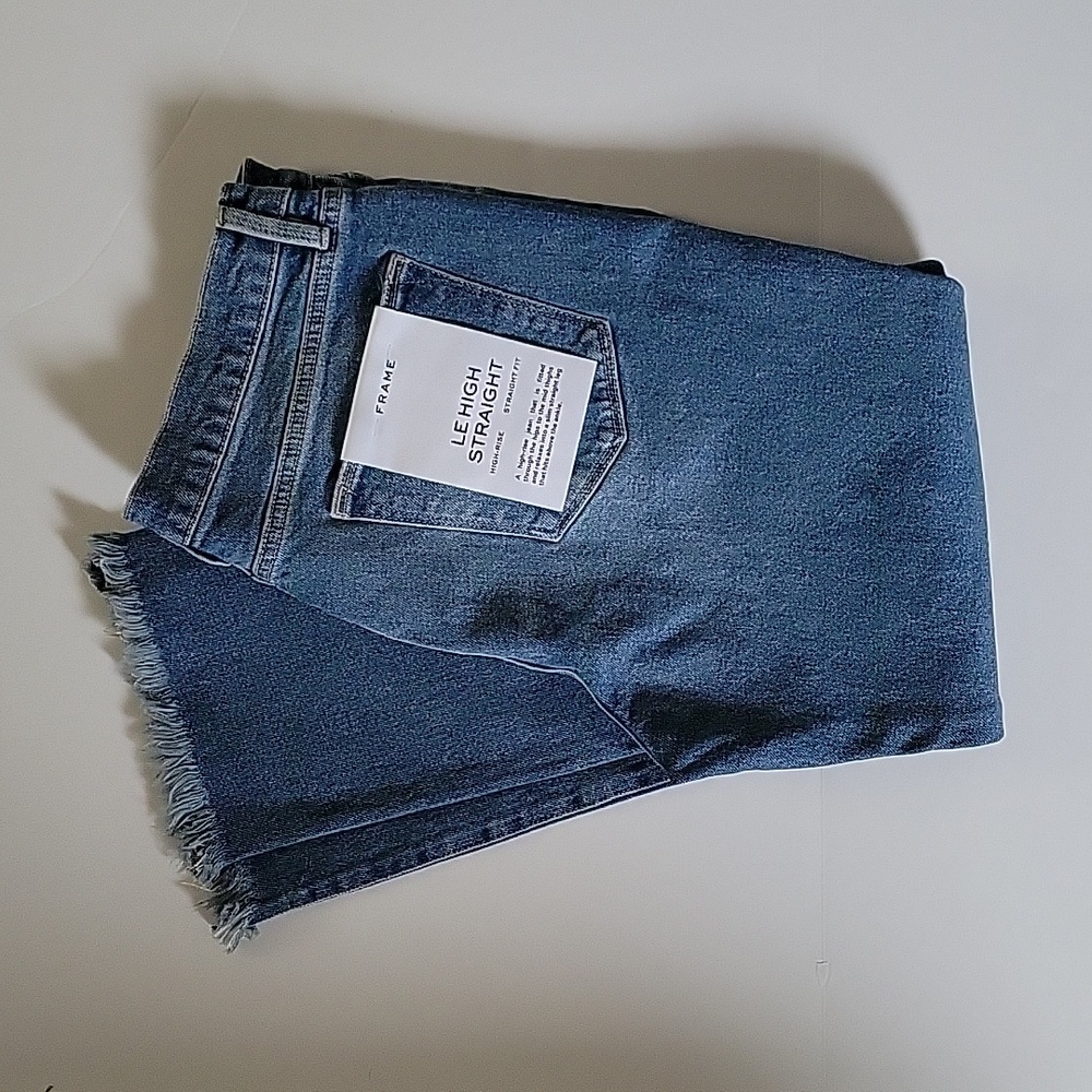 NWT 33 Le High Straight Jeans